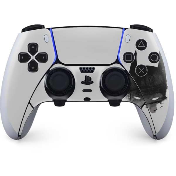 Skinit Decal Gaming Skin Compatible with PS5 DualSense Edge Pro Controller - Officially Licensed DC Comics Batman Mask Art Design