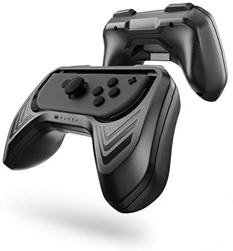 Mumba Grip for Nintendo Switch  2-Pack Switch Controller Grip Handle Kit for Joy-Con (Black)