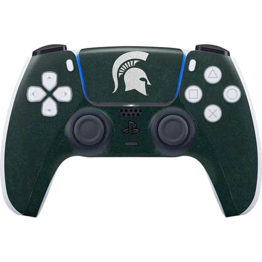 Skinit Decal Gaming Skin Compatible with PS5 Controller - Officially Licensed Michigan State University Spartans Logo Design
