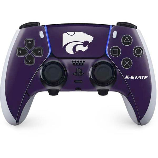 Skinit Decal Gaming Skin Compatible with PS5 DualSense Edge Pro Controller - Officially Licensed Kansas State University K-State Design