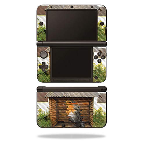 MightySkins Carbon Fiber Skin for Nintendo 3DS XL Original (2012-2014) - Bird House | Protective  Durable Textured Carbon Fiber Finish | Easy to Apply  Remove  and Change Styles | Made in The USA