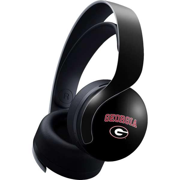 Skinit Decal Gaming Skin Compatible with Pulse 3D Wireless Headset for PS5 - Officially Licensed University of Georgia Collegiate Text Design