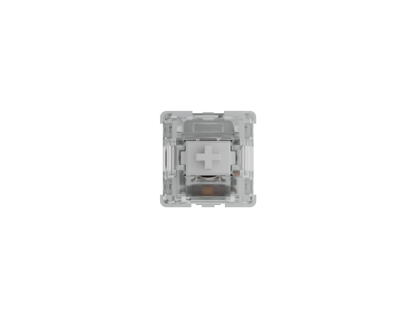 Glorious Gateron Clear Mechanical Keyboard Switches - 120 Pack, Ultra-Light Linear, 35g Actuation Force, Clear Color