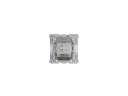 Glorious Gateron Clear Mechanical Keyboard Switches - 120 Pack, Ultra-Light Linear, 35g Actuation Force, Clear Color