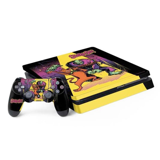 Skinit Decal Gaming Skin Compatible with PS4 Slim Bundle - Officially Licensed Scooby Doo Mystery Solved Design