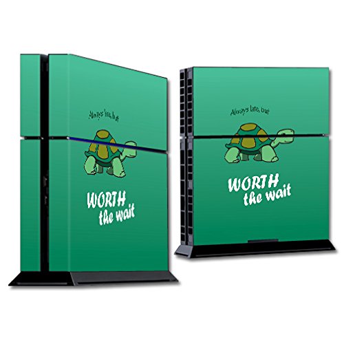 MIGHTY SKINS PS4 Console Skin - Durable Vinyl Decal Wrap, Late Turtle, Easy to Apply/Remove, Model SOPS4-Late Turtle