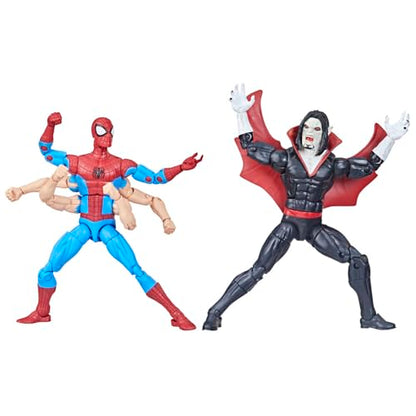 Hasbro Marvel Legends Spider-Man & Morbius Figurines 15 cm - Black, Plastic, Model F7052