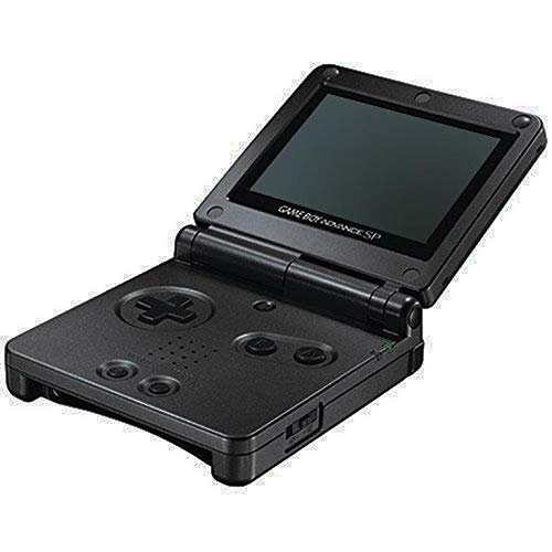 Nintendo Game Boy Advance SP - Onyx (Renewed) - Portable Gaming Console in Black, Model GEN-0523-N - Retro Video Game System