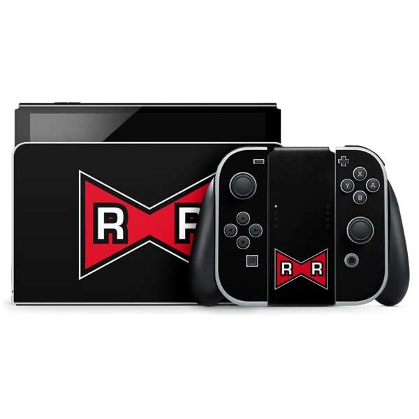 Skinit Decal Gaming Skin Compatible with Nintendo Switch OLED (2021) - Officially Licensed Dragon Ball Z Red Ribbon Army Design