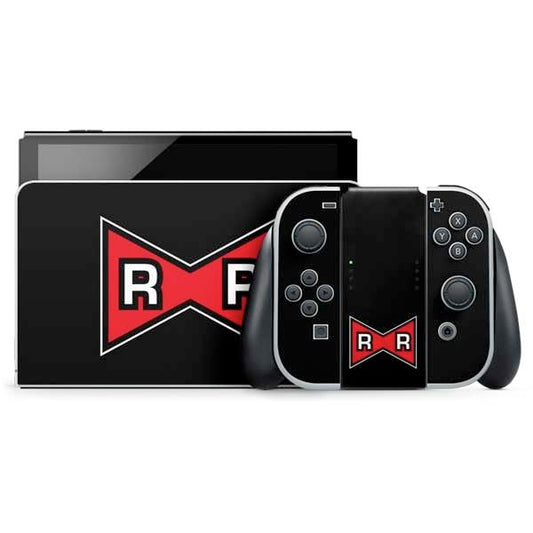 Skinit Decal Gaming Skin Compatible with Nintendo Switch OLED (2021) - Officially Licensed Dragon Ball Z Red Ribbon Army Design