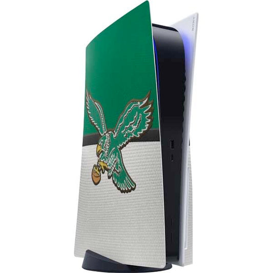 Skinit Decal Gaming Skin Compatible with PS5 Console - Officially Licensed NFL Philadelphia Eagles Vintage Design