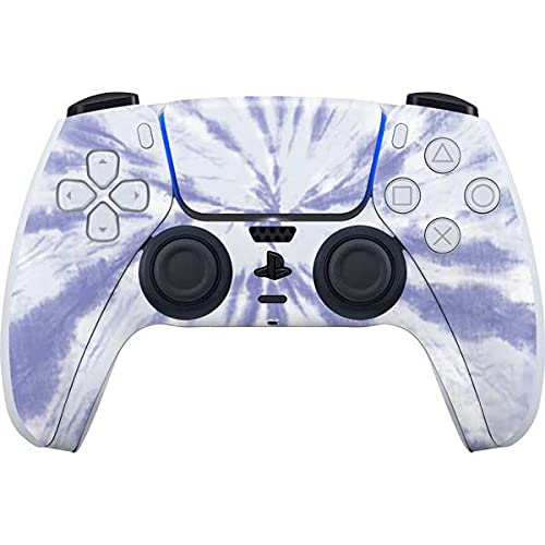 Skinit Decal Gaming Skin Compatible with PS5 Controller - Purple Tie Dye Design