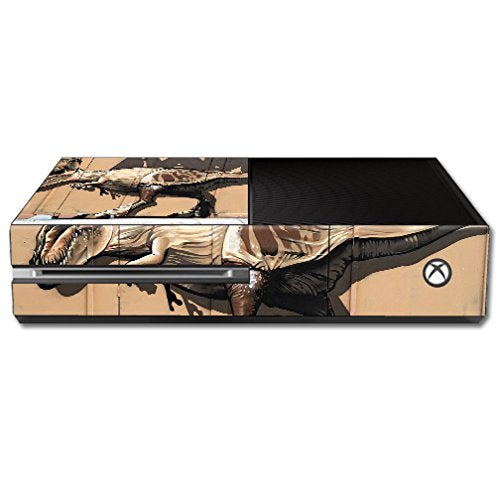 MightySkins Skin Compatible with Microsoft Xbox One - Street Dino | Protective, Durable, and Unique Vinyl Decal wrap Cover | Eas