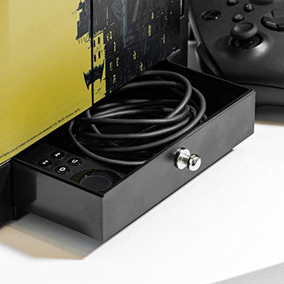 Numskull Batman Gaming Accessory Locker & Storage Stand – Holds 10 Games, 4 Controllers, Compact Black Organizer, Model NS2611