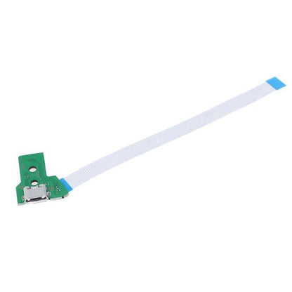 Onyehn JDS-050/JDS-055 Charging Port Assembly for PS4 DualShock 4 - 12 Pin Eject Ribbon Flex Cable - 2 Pack