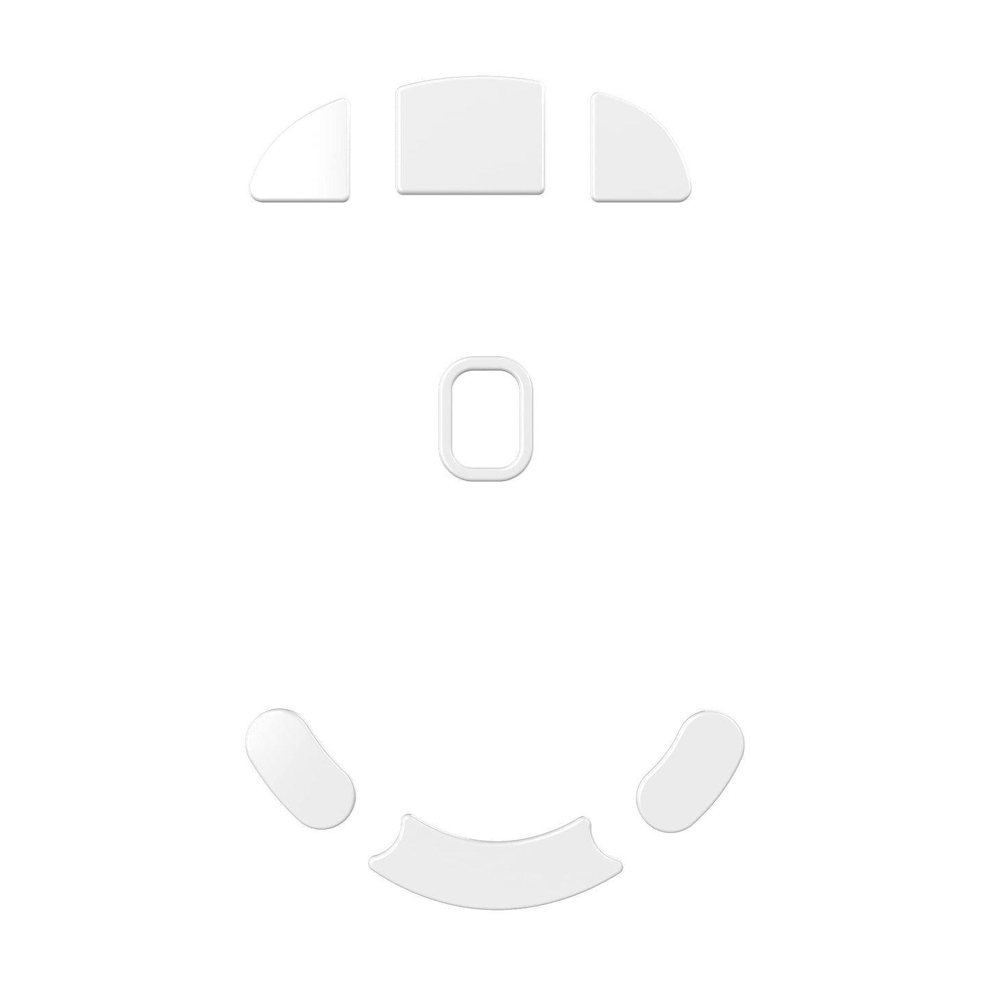 Pulsar Gaming Gears - PTFE Mouse Feet for Xlite Series Wireless Mice Premium Skate 0.6mm (Control  White)