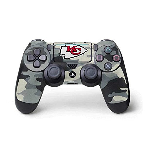 Skinit Decal Gaming Skin Compatible with PS4 Pro/Slim Controller - Officially Licensed NFL Kansas City leaders Camo Design