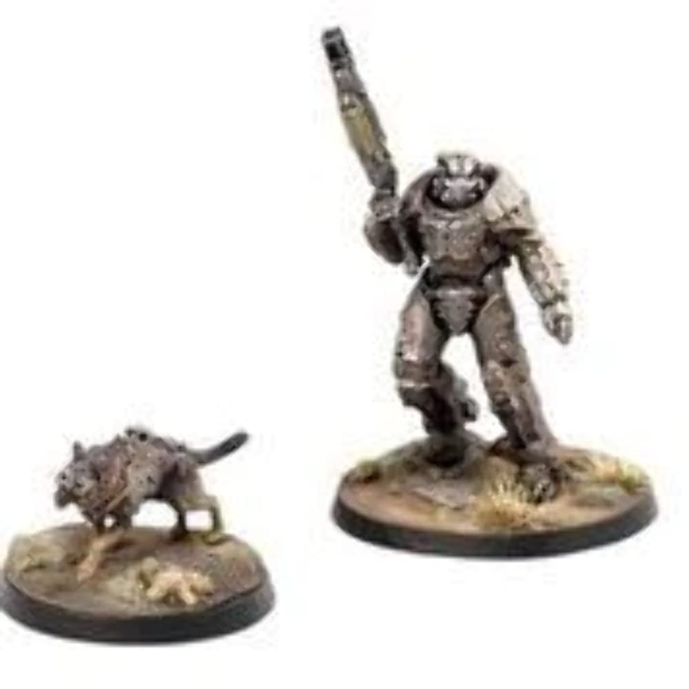 Modiphius Fallout: Wasteland Warfare - X01 Survivor & Dogmeat
