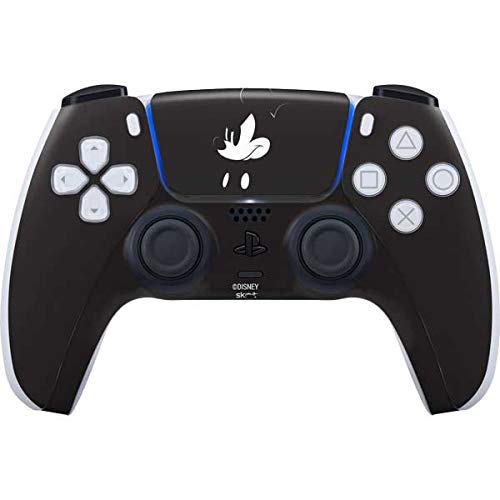 Skinit Decal Gaming Skin Compatible with PS5 Controller - Officially Licensed Disney Mickey Mouse Black and White Design