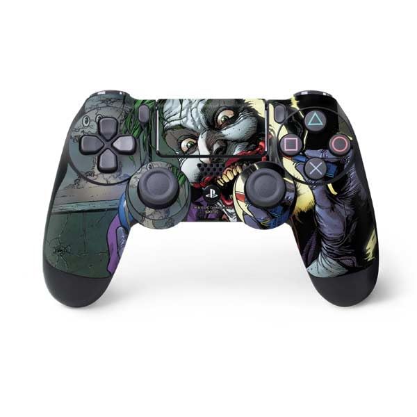 Skinit Decal Gaming Skin Compatible with PS4 Controller - Officially Licensed DC Comics The Joker Put on a Smile Design
