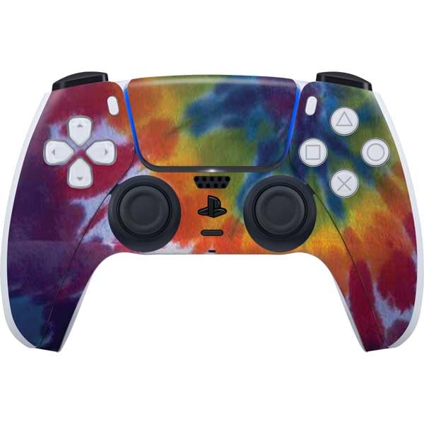 Skinit Decal Gaming Skin Compatible with PS5 Controller - Tie Dye Tie Dye Design