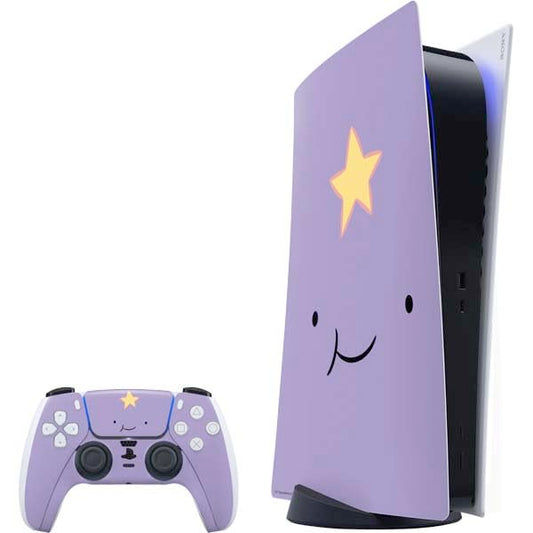 Skinit Decal Gaming Skin Compatible with PS5 Bundle - Officially Licensed Adult Swim Adventure Time Lumpy Space Princess Design