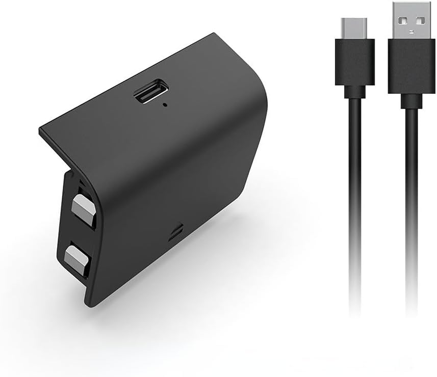 Upgraded 800 mAh Rechargeable Controller Battery Pack for Xbox Series S/X with USB C Charging Cable and LED Indicator - 1 Pack