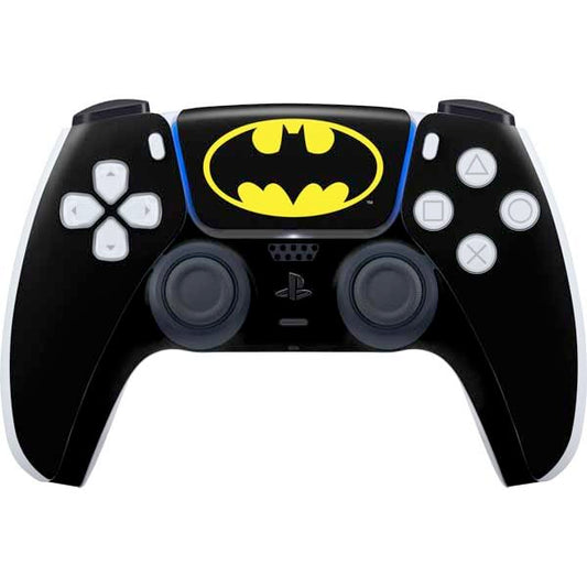 Skinit Decal Gaming Skin Compatible with PS5 Controller - Officially Licensed DC Comics Batman Movie 1989 Logo Design