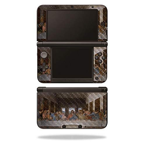 MightySkins Carbon Fiber Skin for Nintendo 3DS XL Original (2012-2014) - Last Supper | Protective  Durable Textured Carbon Fiber Finish | Easy to Apply  Remove  and Change Styles | Made in The USA