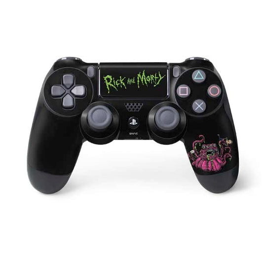 Skinit Decal Gaming Skin Compatible with PS4 Controller - Officially Licensed Adult Swim Rick and Morty Tentacle Attack Design