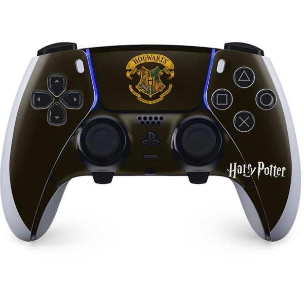 Skinit Decal Gaming Skin Compatible with PS5 DualSense Edge Pro Controller - Officially Licensed Wizarding World Harry Potter Hogwarts Houses Crest Design