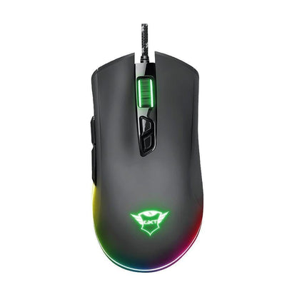 Trust Gaming GXT 900 Qudos Mouse - 100-15000 DPI, 7 Buttons, RGB Lighting, USB - Black