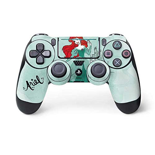 Skinit Decal Gaming Skin Compatible with PS4 Pro/Slim Controller - Officially Licensed Disney Princess Ariel Design