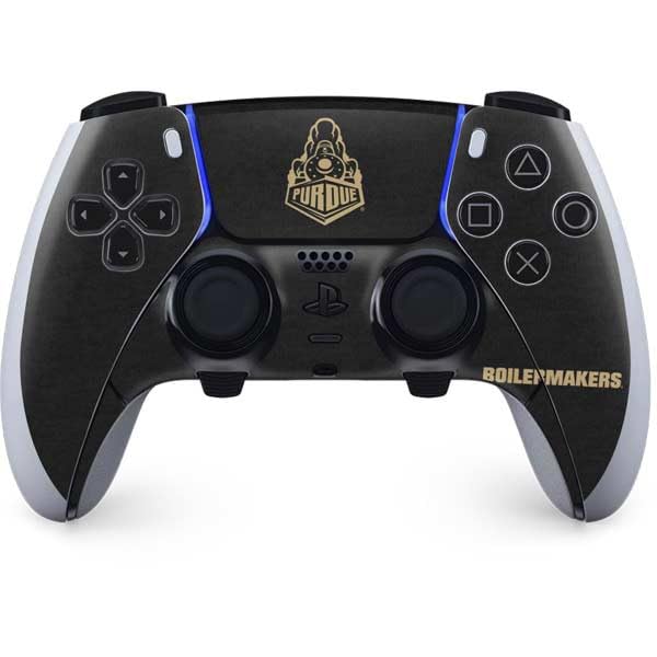 Skinit Decal Gaming Skin Compatible with PS5 DualSense Edge Pro Controller - Officially Licensed Purdue University Signature Logo Design