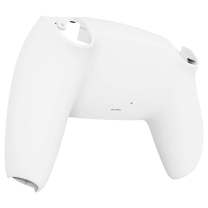 eXtremeRate White Grip Custom Back Plate for PS5 Controller - Replacement Shell Cover, Model DPFP3008