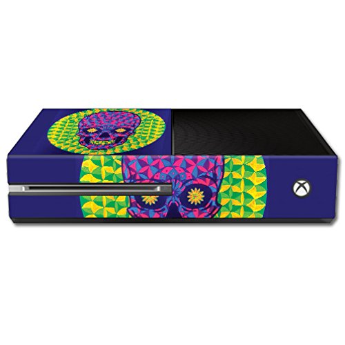 MightySkins Skin Compatible with Microsoft Xbox One - Happy Skull | Protective, Durable, and Unique Vinyl Decal wrap Cover | Eas
