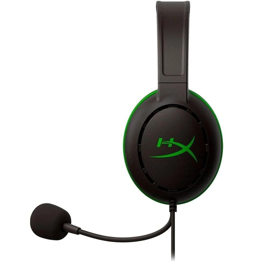 HyperX CloudX Chat Headset - Xbox Licensed, Noise-Cancellation Mic, In-Line Controls, Wired, Black, Model HX-HSCCHX-BK/WW