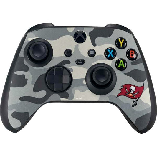 Skinit Decal Gaming Skin Compatible with Xbox Series X Controller - Officially Licensed NFL Tampa Bay Buccaneers Camo Design