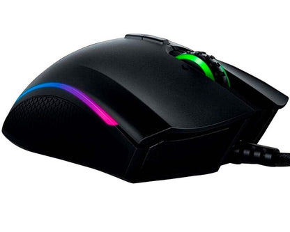 Razer Mamba Tournament Edition Gaming Mouse - 16,000 DPI, Ergonomic, Chroma, Black, Model RZ01-01370100-R3U1