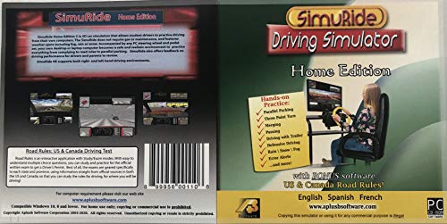 SimuRide Driving Simulation & Road Rules Test Prep - 2021 Home Edition Interactive DVD, Model Sim HE 2013