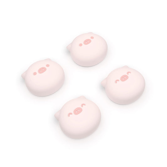 PlayVital Chubby Piggy Joystick Caps for Nintendo Switch  Thumbstick Caps for Switch Lite  Analog Cover for OLED Joycon Thumb Grips - Millennial Pink