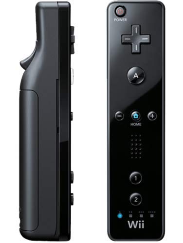 Nintendo Wii Remote Controller - Black (refurbished)