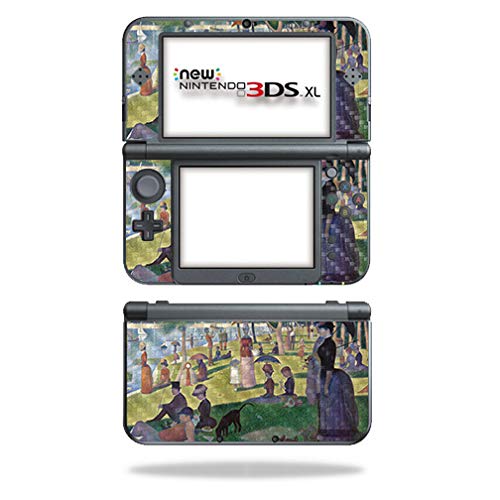 MightySkins Carbon Fiber Skin for Nintendo New 3DS XL (2015) - Sunday Afternoon | Protective  Durable Textured Carbon Fiber Finish | Easy to Apply  Remove  and Change Styles | Made in The USA