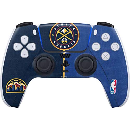 Skinit Decal Gaming Skin Compatible with PS5 Controller - Officially Licensed NBA Denver Nuggets Canvas Design