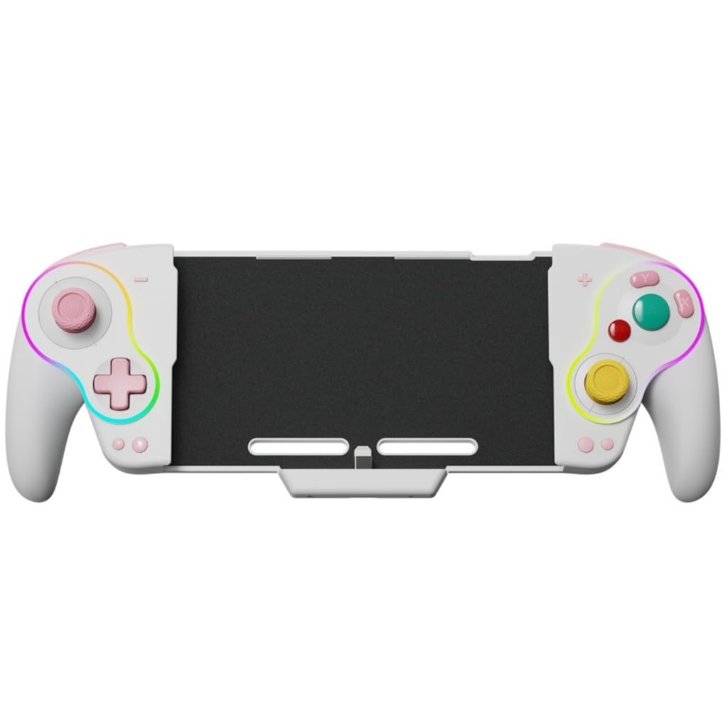 Kingjinglo Somatosensory Gaming Controller for NSO with Mechanical Button and LED Lighting Effects