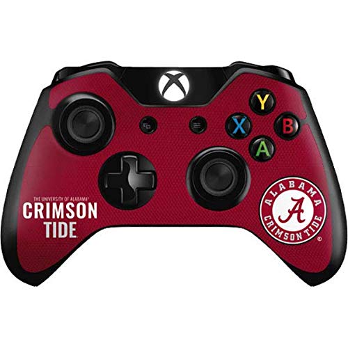 Skinit Decal Gaming Skin Compatible with Xbox One Controller - Officially Licensed College Alabama Crimson Pride Design