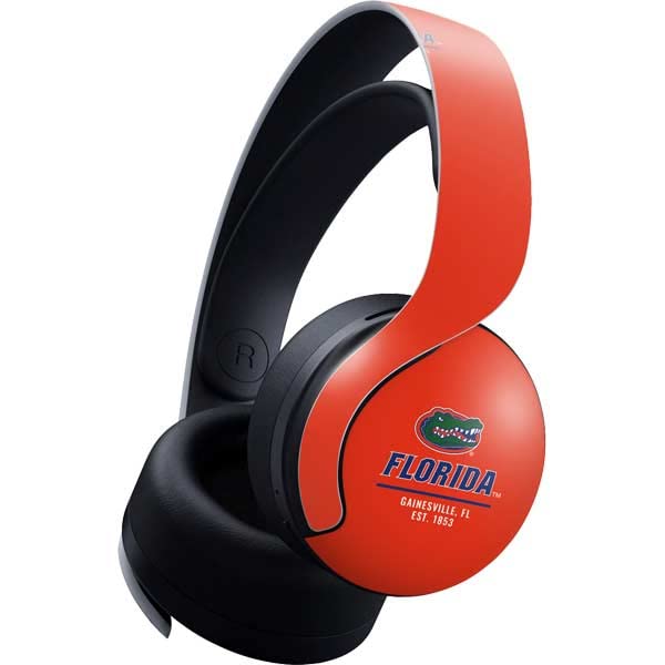 Skinit Decal Gaming Skin Compatible with Pulse 3D Wireless Headset for PS5 - Officially Licensed University of Florida Gainesville Est 1853 Design