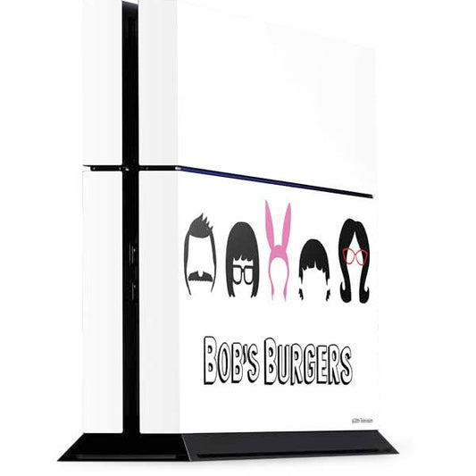 Skinit Decal Gaming Skin Compatible with PS4 Console - Officially Licensed Bobs Burgers Silhouette Design