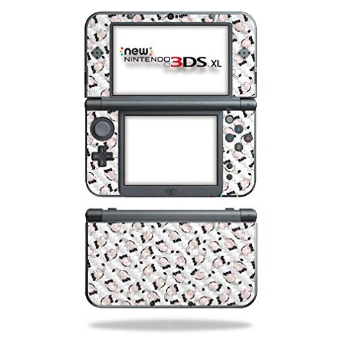 MightySkins Carbon Fiber Skin for Nintendo New 3DS XL (2015) - Raining Cats | Protective  Durable Textured Carbon Fiber Finish | Easy to Apply  Remove  and Change Styles | Made in The USA