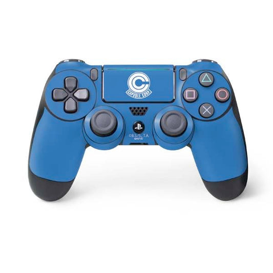 Skinit Decal Gaming Skin Compatible with PS4 Pro/Slim Controller - Officially Licensed Dragon Ball Z Capsule Corp Design